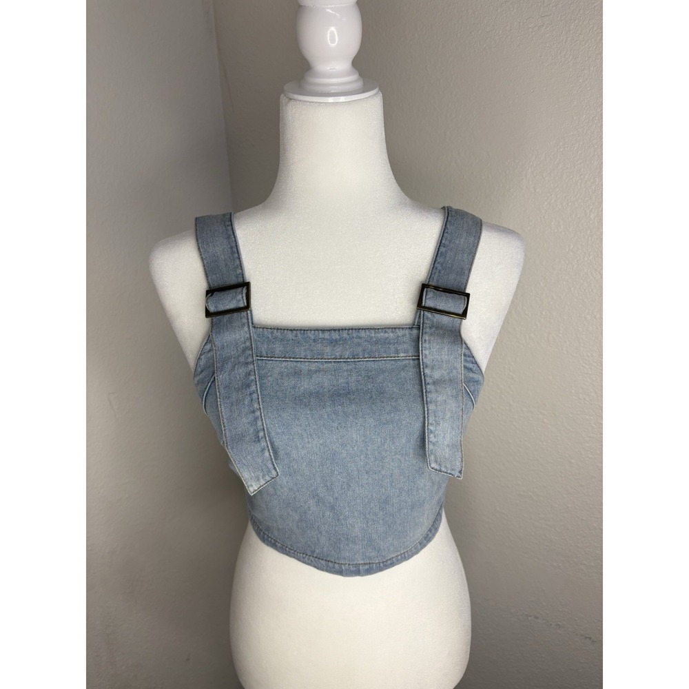 Rusty surf Shirt Tank Beach Denim Women's NWT